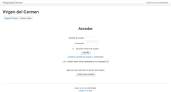 Desktop Screenshot of moodlevirgencarmen.gestio-centre.net